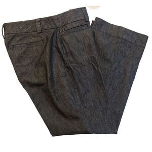 GAP Womens Blue Stretch Curvy Straight Leg Dress Pants Career Casual Size 14